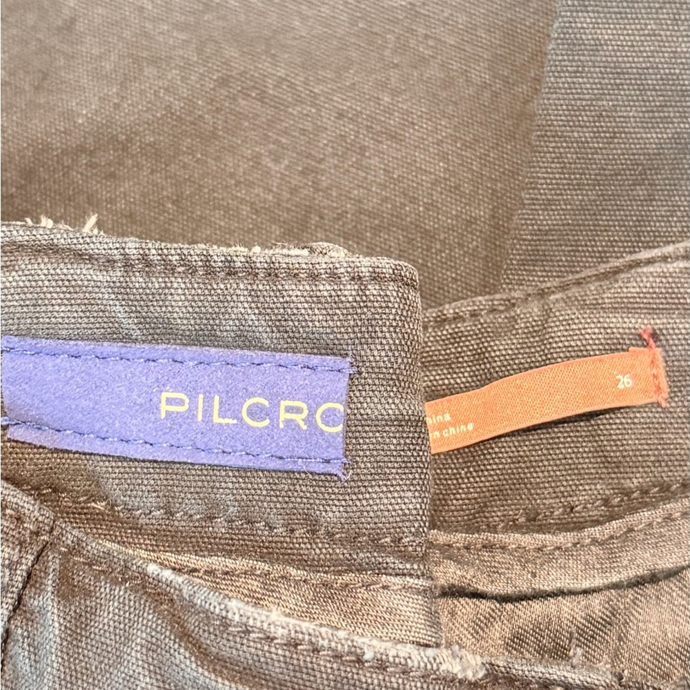 Pilcro Black Low Rise Distressed Pants - Picture 14 of 16